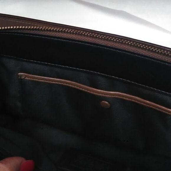 Coach 12117 Swagger 27 Pebble Leather Satchel in DKLIQ Fatigue - Picture 8 of 12